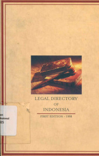 LEGAL DICTIONARY OF INDONESIA