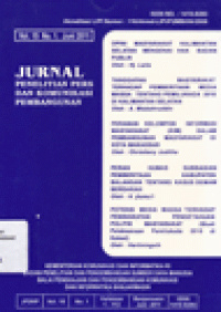 JURNAL PENELITIAN PERS DAN KOMUNIKASI PEMBANGUNAN VOL.15 NO. 1 2011