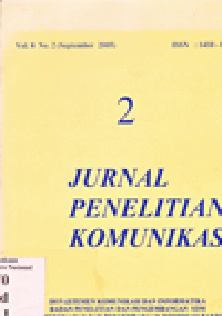 JURNAL PENELITIAN KOMUNIKASI Vol.8 No.2 (September 2005)