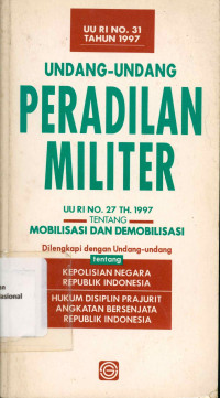 UNDANG-UNDANG PERADILAN MILITER