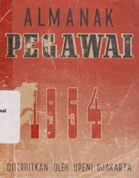 ALMANAK PEGAWAI 1954