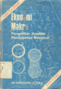 EKONOMI MAKRO : Pengantar Analisa Pendapatan Nasional