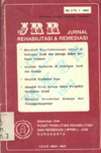 JURNAL REHABILITASI & REMEDIASI No.3 Th.1 - 1992