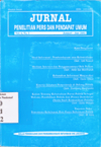 JURNAL PENELITIAN PERS & PENDAPAT UMUM Vol.6 No.1 Januari - Juni 2002