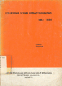 KERJASAMA SOSIAL KEMASYARAKATAN 1983-1984