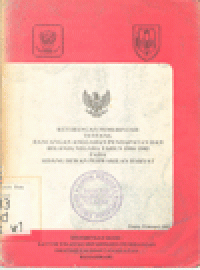 KETERANGAN PEMERINTAH TENTANG RANCANGAN ANGGARAN PENDAPATAN DAN BELANJA NEGARA TAHUN 1984/1985 PADA SIDANG DEWAN PERWAKILAN RAKYAT