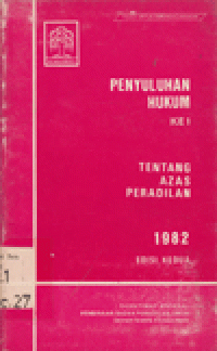 PENYULUHAN HUKUM KE III TAHUN 1981