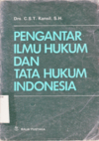 PENGANTAR ILMU HUKUM DAN TATA HUKUM INDONESIA