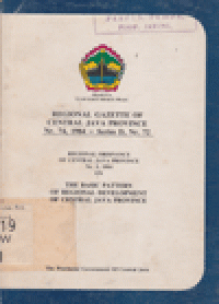 REGIONAL GAZETTE OF CENTRAL JAVA PROVINCE NR.74,1984 SERIES D.NR.72