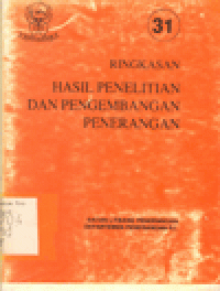 RINGKASAN HASIL PENELITIAN DAN PENGEMBANGAN PENERANGAN SELAMA PELITA III TAHUN 1980/1981