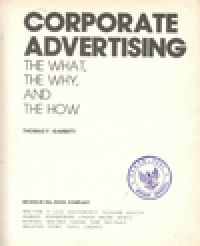 CORPORATE ADVERTISING : The What, The Why and The How