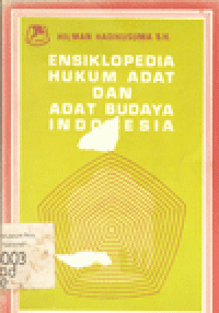 ENSIKLOPEDIA HUKUM ADAT DAN ADAT BUDAYA INDONESIA