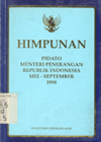 HIMPUNAN PIDATO MENTERI PENERANGAN REPUBLIK INDONESIA MEI-SEPTEMBER 1998