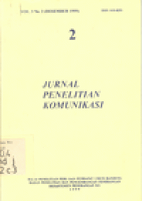 JURNAL PENELITIAN KOMUNIKASI (Vol.3 No.2)