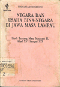 NEGARA DAN USAHA NEGARA DI JAWA MASA LAMPAU