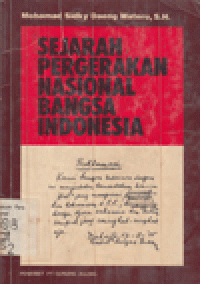 SEJARAH PERGERAKAN NASIONAL BANGSA INDONESIA