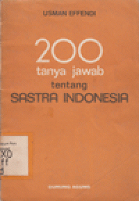200 TANYA JAWAB TENTANG SASTRA INDONESIA