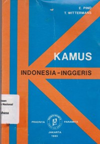 KAMUS INDONESIA - INGGERIS