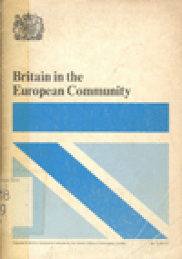 BRITAIN IN THE EUROPEAN COMMUNITY