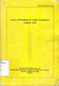 DATA PENERBITAN PERS NASIONAL TAHUN 1991