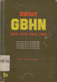 EMPAT GBHN. 1973.1978.1983.1988