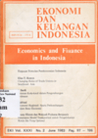 EKONOMI DAN KEUANGAN INDONESIA = ECONOMICS and FINANCE in INDONESIA