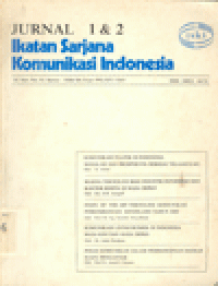 JURNAL 1 & 2  IKATAN SARJANA KOMUNIKASI INDONESIA