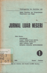 JURNAL LUAR NEGERI.--TH.1,NO. PERDANA