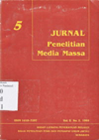 JURNAL PENELITIAN MEDIA MASSA Vol.2 No.5 1999