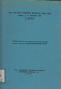 HASIL PENATARAN KETRAMPILAN JURNALISTIK BIDANG EKUIN TANGGAL 22-28 NOPEMBER 1980 DI SURABAYA