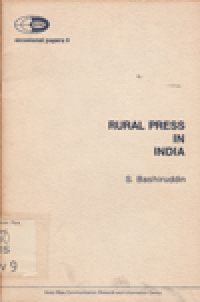 RURAL PRESS IN INDIA