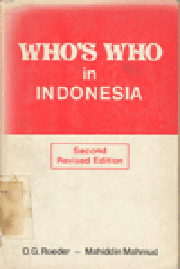 WHO's WHO IN INDONESIA