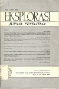 EKSPLORASI JURNAL PENELITIAN: NO.2 TH.III MARET 1993