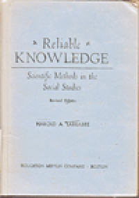 Image of RELIABLE KNOWLEDGE : Scientific Methods in The Social Studies