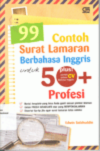 99 CONTOH SURAT LAMARAN BERBAHASA INGGRIS untuk 50+ PROFESI